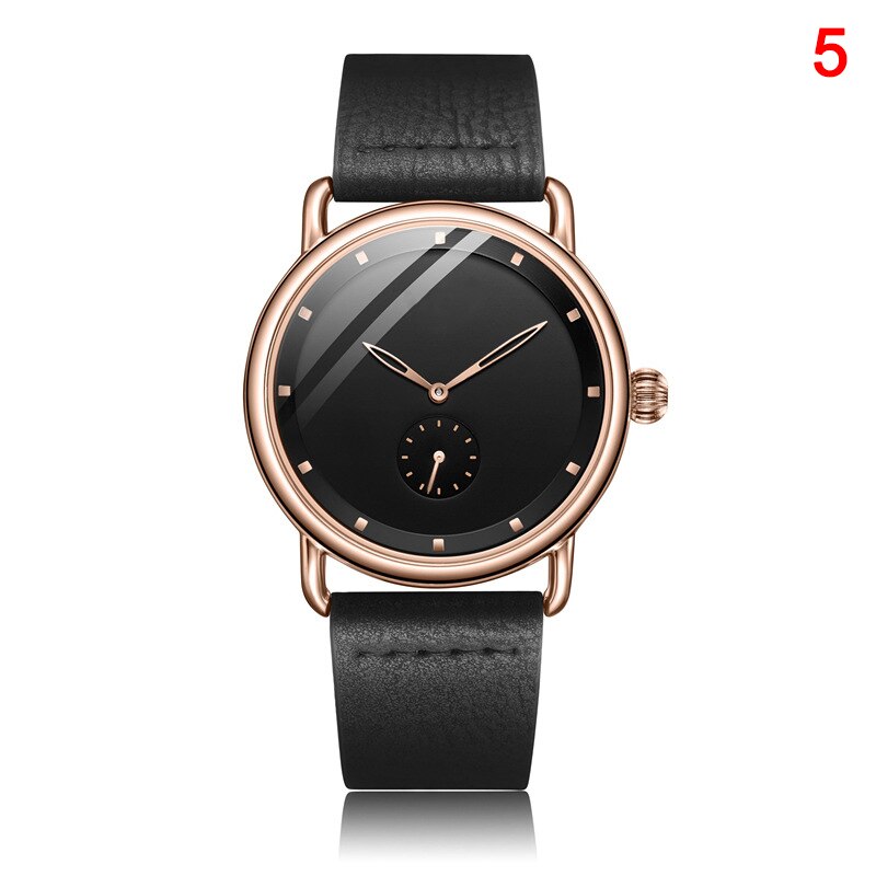 Heren Horloges Minimalistische Ultra Dunne Mode Dressy Horloge Voor Mannen Business Casual Luxe Quartz Horloge FOU99: 5