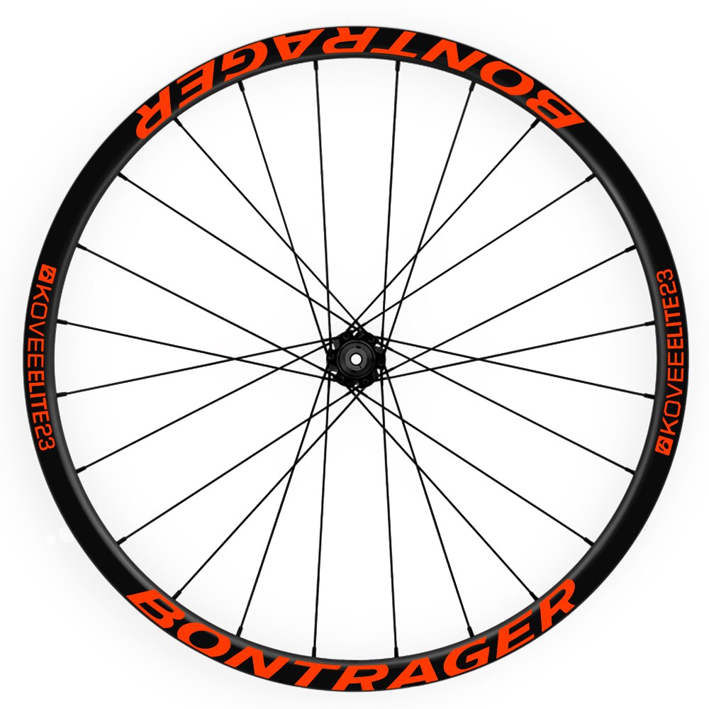 Autocollants vélo 29" BONTRAGER KOVEE ELITE 23 WH05: ORANGE fluor
