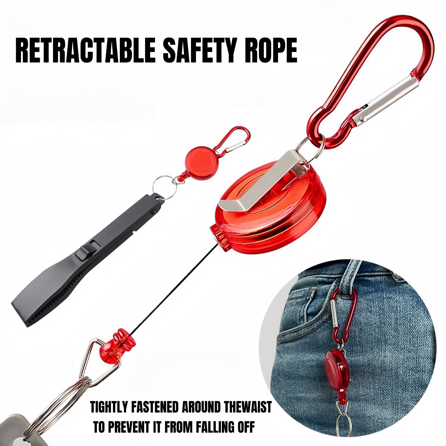 1 Set Fishing Body Tongs Gripper With Plastic Holder Switch Lock Catch Fishing Gear