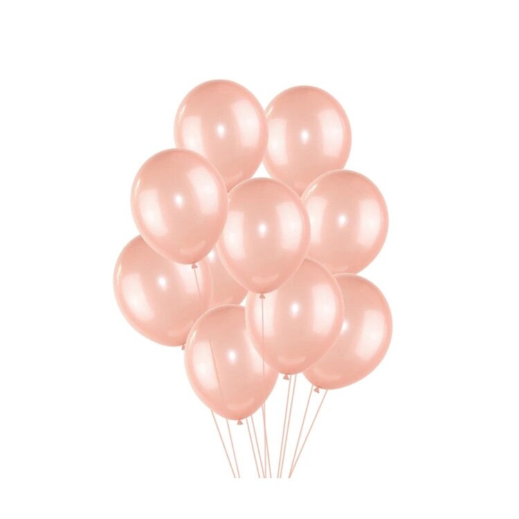 Rose Gold Wedding Birthday Party Balloons Happy Birthday Letter Foil Balloon Baby Shower Anniversary Event Party Decor Supplies: 10pcs 12inch