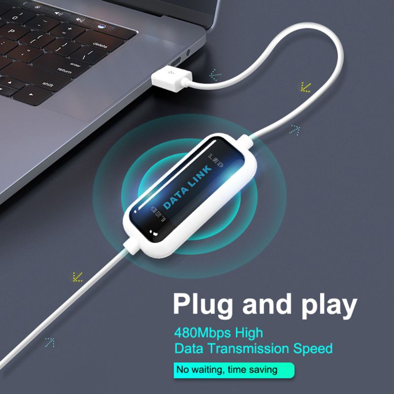 High Speed USB PC to PC Online Share Data Link File Transfer Cable Copy Line G6DC