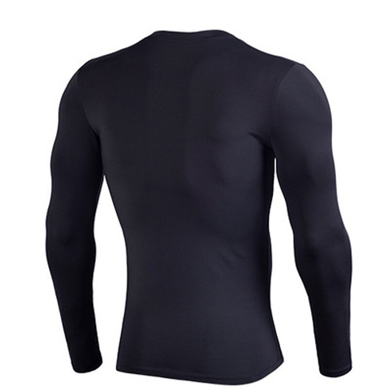 2019 rápido seco longo seeve rashgard correndo camisa dos homens de fitness compressão jogging esportes camiseta ginásio atlético camiseta