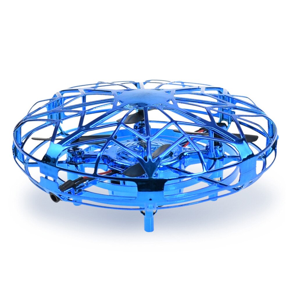Mini Dron de juguete Ufo interactivo para exteriores, juguete para , avión de carga Usb, modelo de Sensor de mano infrarrojo para niños: A