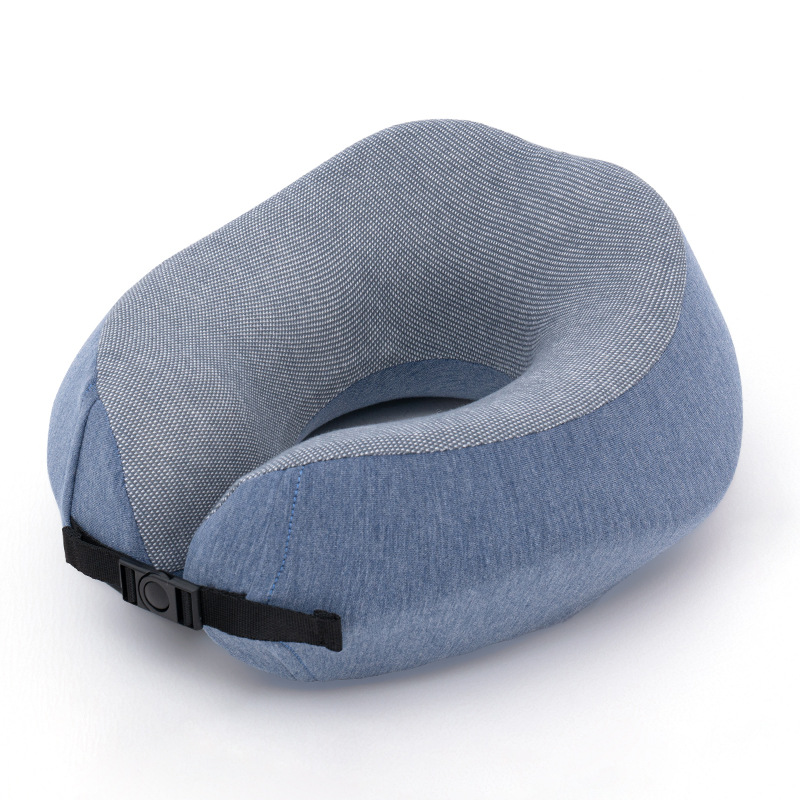 Reizen U-vorm Kussen Multipurpose Hals Brancard Rugleuning Kussen Ademend Traagschuim Gezondheidszorg Kussens: Blauw