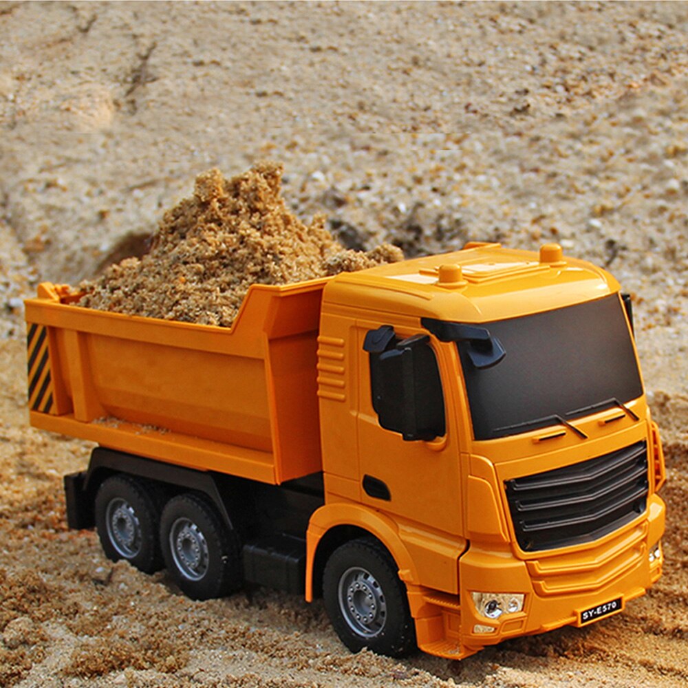 Rc Truck Grote Dump Truck Elektrische Techniek Machine Radio Controlled Bouw Rc Tanker Cement Mixer Speelgoed Auto Met Batterij