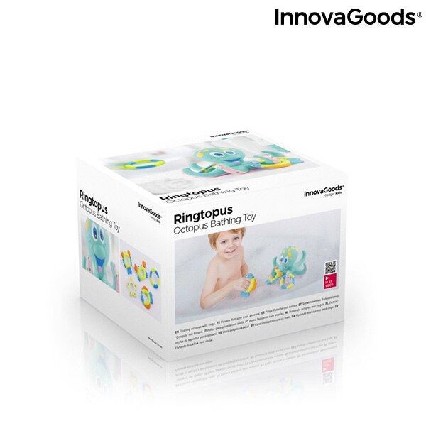 Drijvende Octopus Met Ringen Ringtopus Innovagoods 6 Stuks | Kinderen Spelletjes, Kinderen Speelgoed, Bad Speelgoed