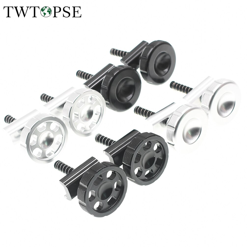 TWTOPSE AL7075 Bike Bicycle Hinge Clamp Plate For Brompton Folding Bike 3SIXTY PIKES Magnetic C Clamp Plate Lever Accessory Part