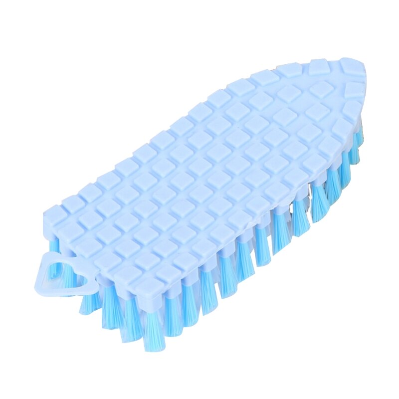 Buigbare Borstel Muur Keramische Tegels Floor Cleaning Borstels Hangable Borstel: blauwe kleur