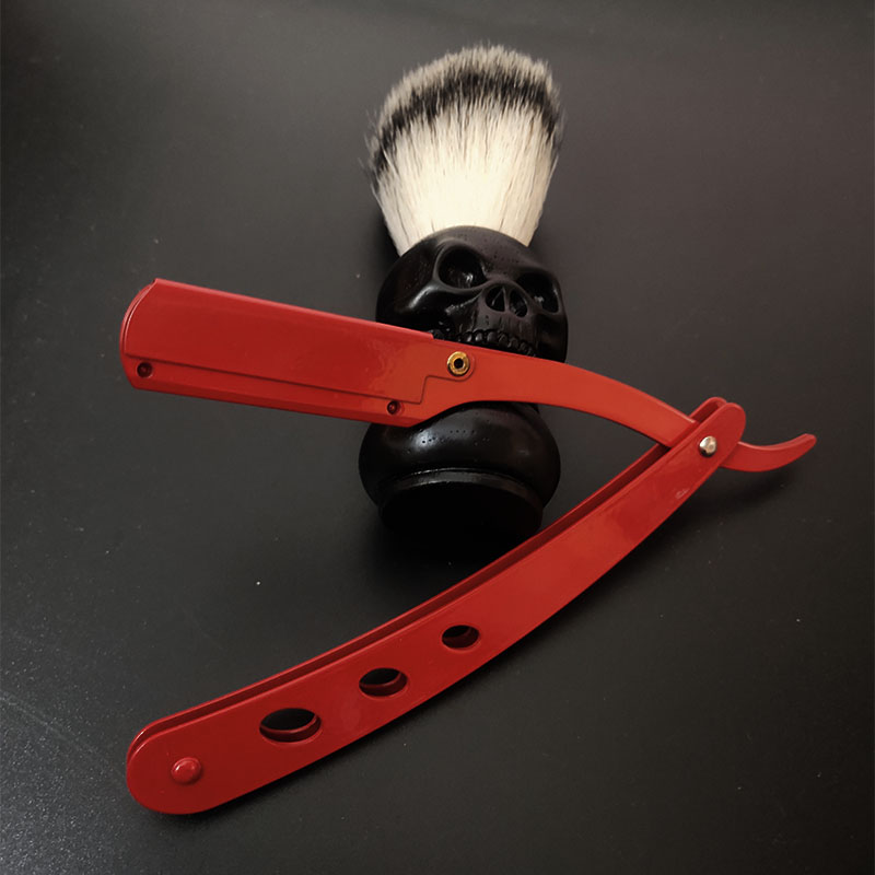 Barbershop Men's Shaver Straight Edge Barber Razor Knives Manual Beard Shaving And Care Replaceable Blades Shavette For Men