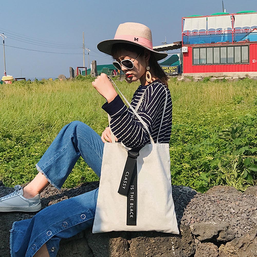 Shopping Bag Casual eco Canvas Handbag Purse Pouch Shoulder Reusable Shopper Bag Cloth foldable Bags bolsa de tela #57