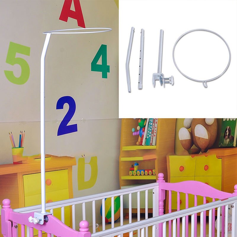 Support en fer Support de filet Durable lit baldaquin berceau pince de lit été tente Support bébé moustique Support classique maison Textile