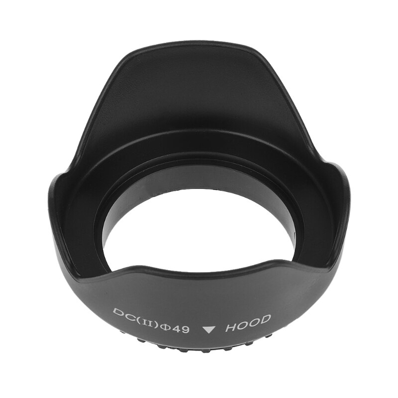 Camera Lens Hood 49mm Lens Hood Bayonet petal Reversible Lens hood For Nikon Canon Sony DSLR Lens