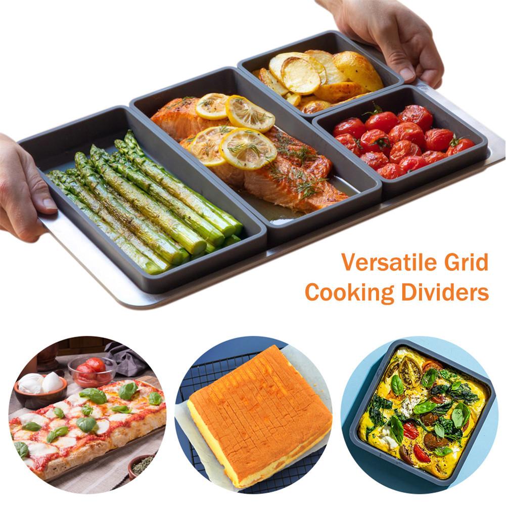 Nonstick Bakeware Set Silicone Cookie Sheets Baking Sheet Pan Kitchen Utensil Square / Rectangular Baking Tray