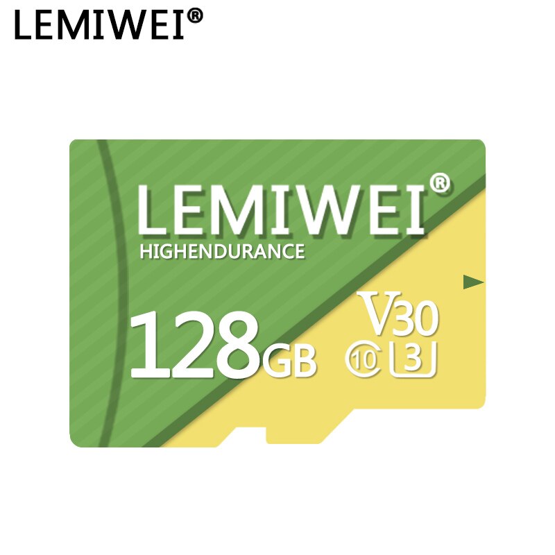 Lemiwei tf cartão de memória, de alta duração, 16gb, 32gb, 64gb, 128gb, v30 segundo
