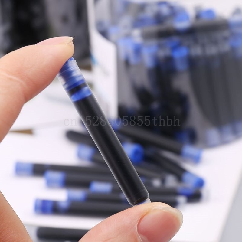 100Pcs Jinhao Universele Blauw Vulpen Inkt Sac Cartridges 2.6Mm Vullingen School Kantoorbenodigdheden