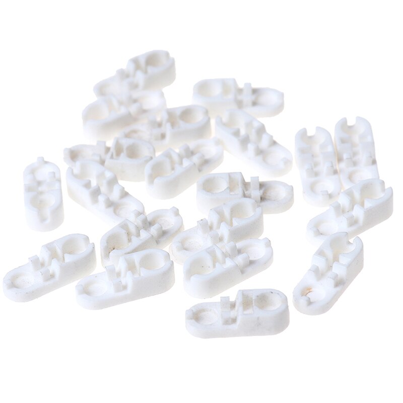 20 stücke Kunststoff Rollos Ziehen Schnur Stecker Vorhang Kette Anschluss für Vertikale Jalousien Pvc-h-streifen Schreiner Ersatz Werkzeug Ersatz