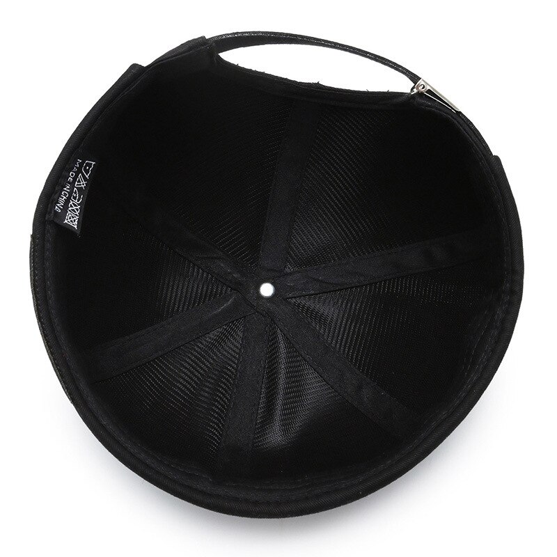 Novedad, sombrero casero de las cuatro estaciones, gorros hipster callejeros, gorra de cuero con dosel de hip hop, gorras universales para hombres y mujeres