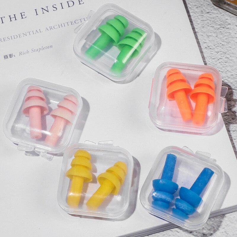 Anti Snoring Earplugs Soft Silicone Anti Noise Sound Insulation Ear Protection Protector Noise Reduction Ear Plugs Sleeping