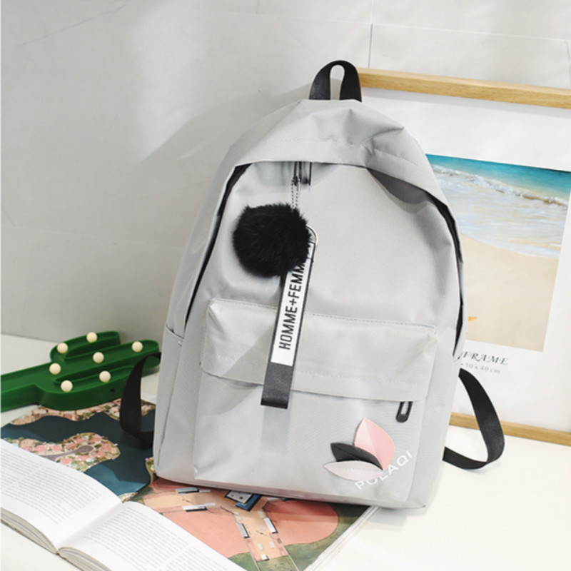 Women Backpack Female's Canvas School Bags For Teenage Girls Women's Leaves Backpack Fresh Large Capacity Travel Bag