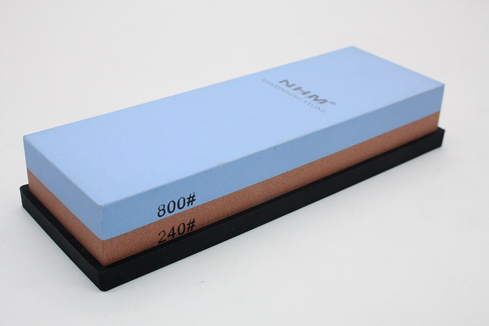 Knife Sharpener Sharpening Stones Whetstone Grinding Stone System 2-IN-1 Water Stone Honing Kitchen Tool: 240 800
