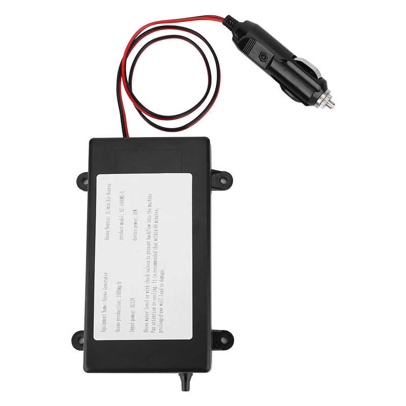 Air Cleaner Car Ozone Generator 10W DC12V 1000mg/h Odor Eliminating Air Freshing Ozonizer