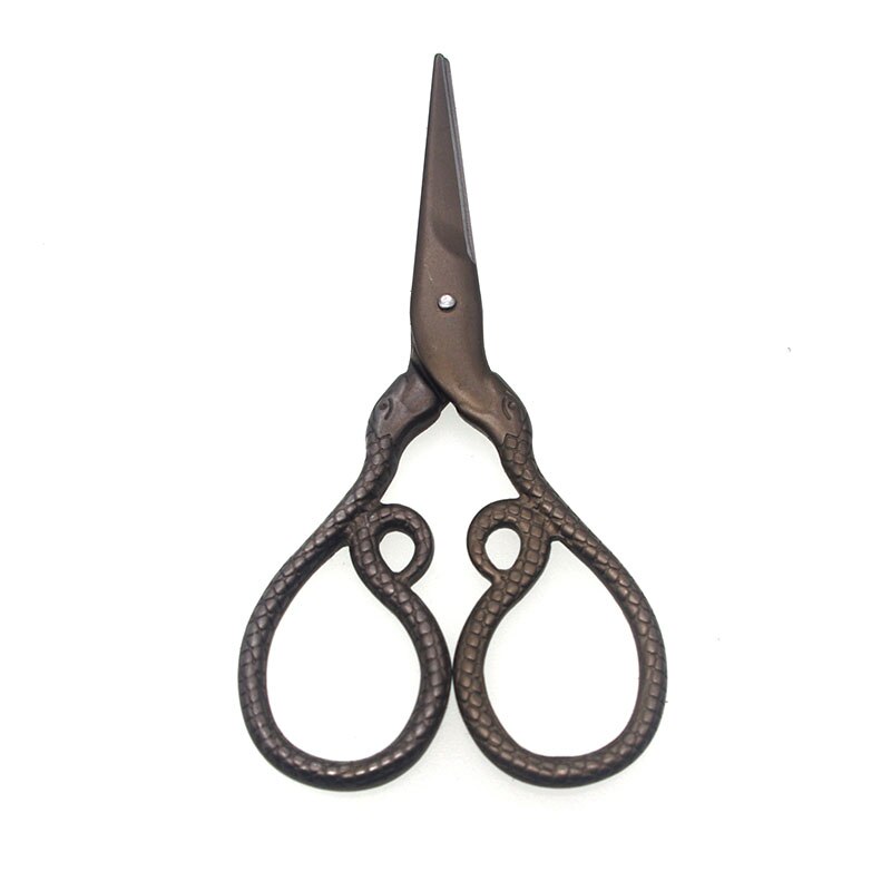 10.2*4.8cm retro sy sakse skrædder slange rustfrit stål til stof håndværk husholdning tijeras de costura  ts8698: Ts8698-2