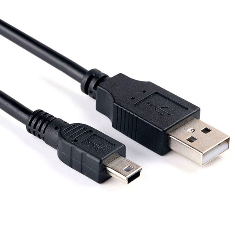 Cable de carga de datos para cámara MP3, MP4, 10 unidades/lote, 0,5 M, 1,0 M, 1,5 M, 2,0 M de longitud, USB 2,0 A, macho A macho, 5 pines, Cable Mini USB