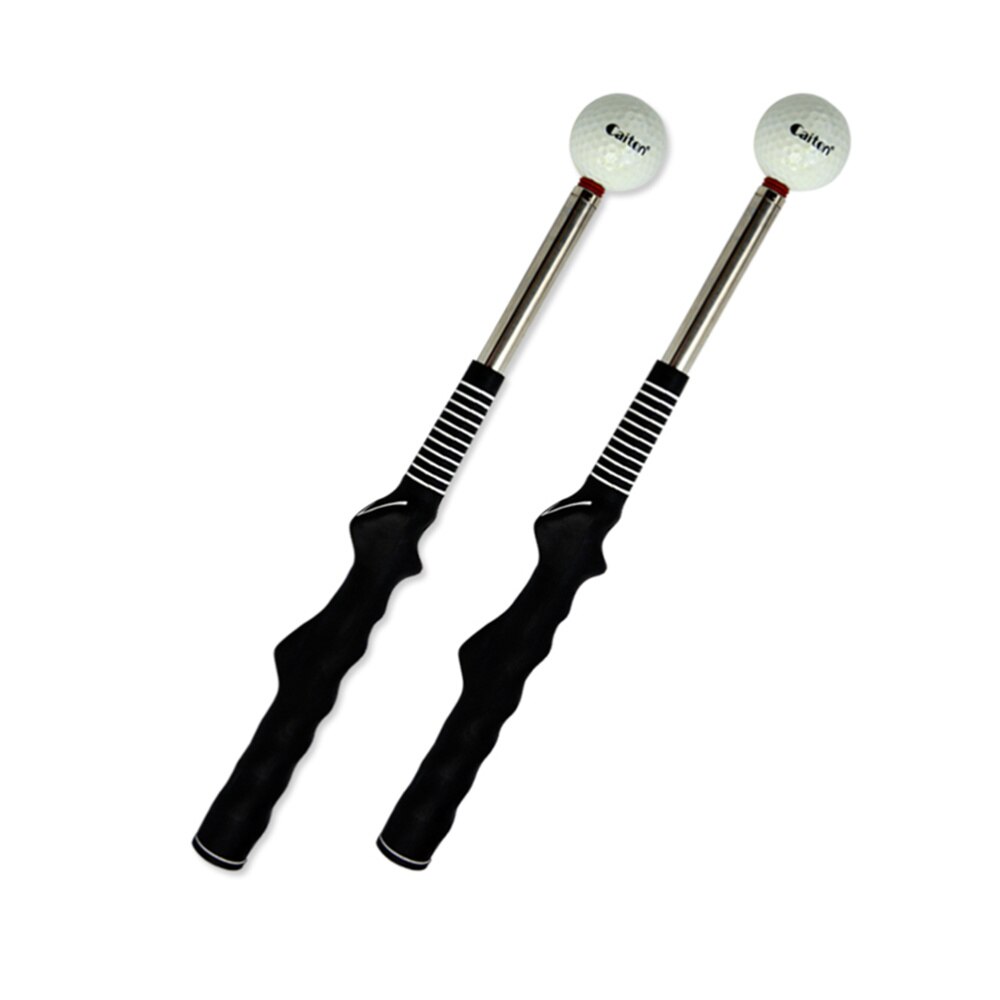 Golf Telescopic Swing Rod Stick Golf Warm Up Practice Training Aid for Tempo Grip Strength: Default Title