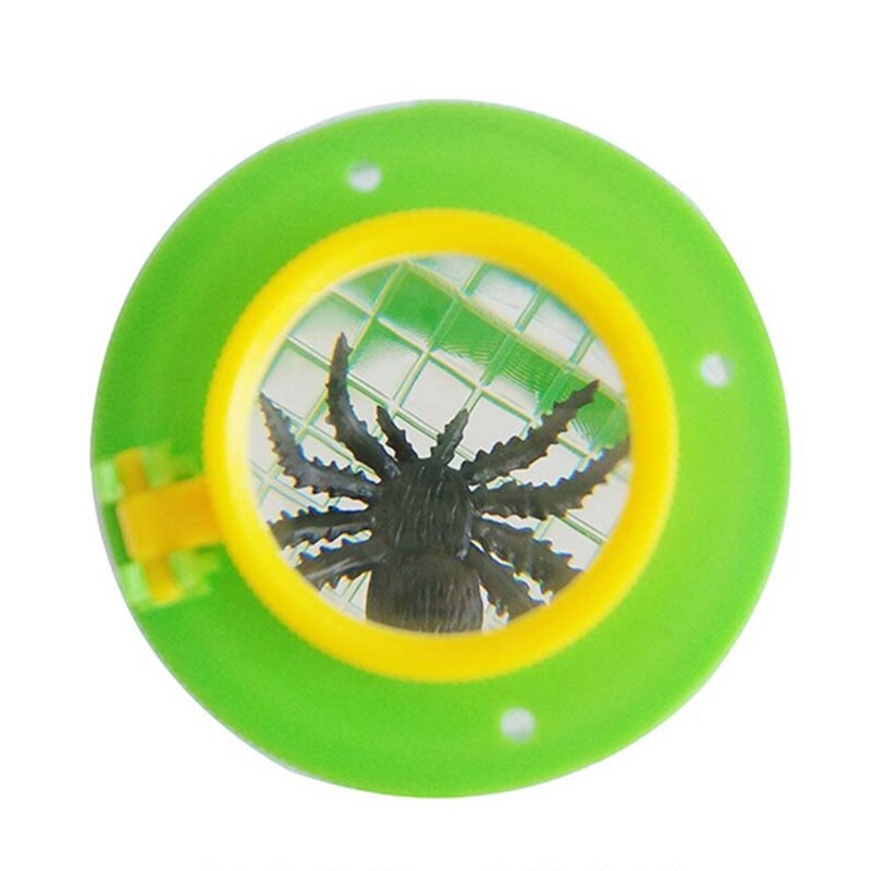 Portable Children Outdoor Insect Observation Box Flip Lid Two-way Magnifying Glass Observation Cup Kids Birthday