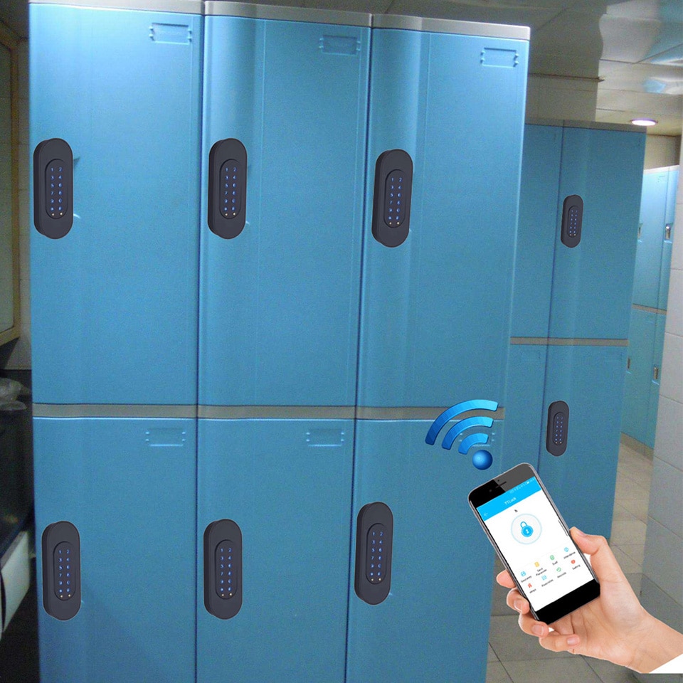Wifi internet fjernstyring bluetooth smart locker sauna og kabinetlås 3 købere
