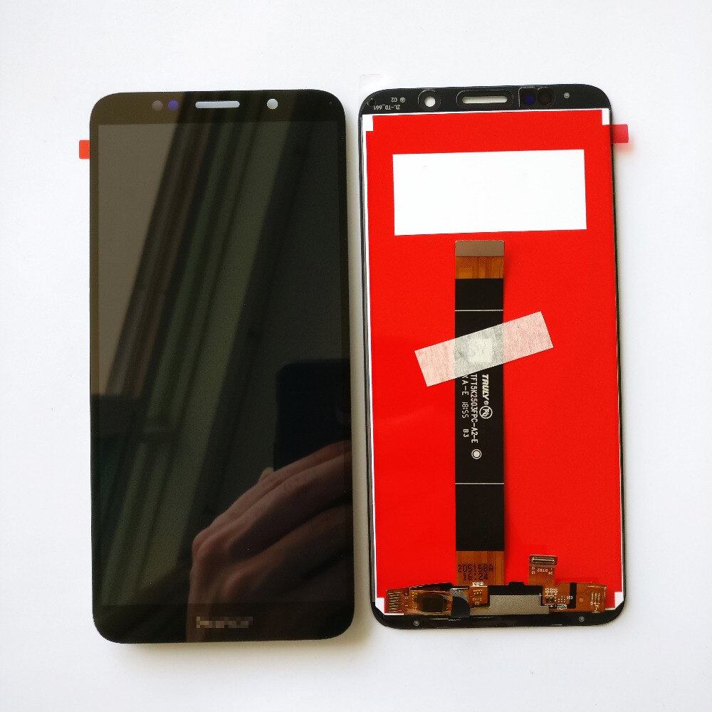 Zwart/Wit 5.45 Inch Voor Huawei Honor 7 S Lcd-scherm + Touch Screen Digitizer Vergadering Met Frame voor Huawei Honor 7 Een