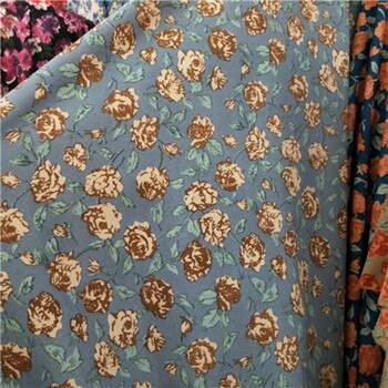 Mode Bedrukte Stof Diy Jurk Sjaal Satijn Stof Italiaanse Kleding Polyester Stof Materiaal Doek: green