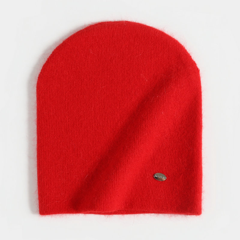 Kaninchen Haar Winter Hüte Für Frauen Mützen Wärme Ski Kappe Mädchen Hütte Weiblichen Kappe Skullie Künstliche Neue Hütte: verrotten