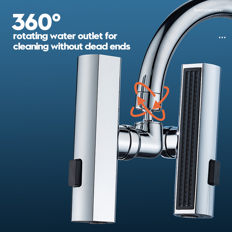 Grifo de cocina de cascada, aireador, mezclador, extensor, adaptador, accesorio, boquilla de agua, fregadero de cocina ajustable para el hogar