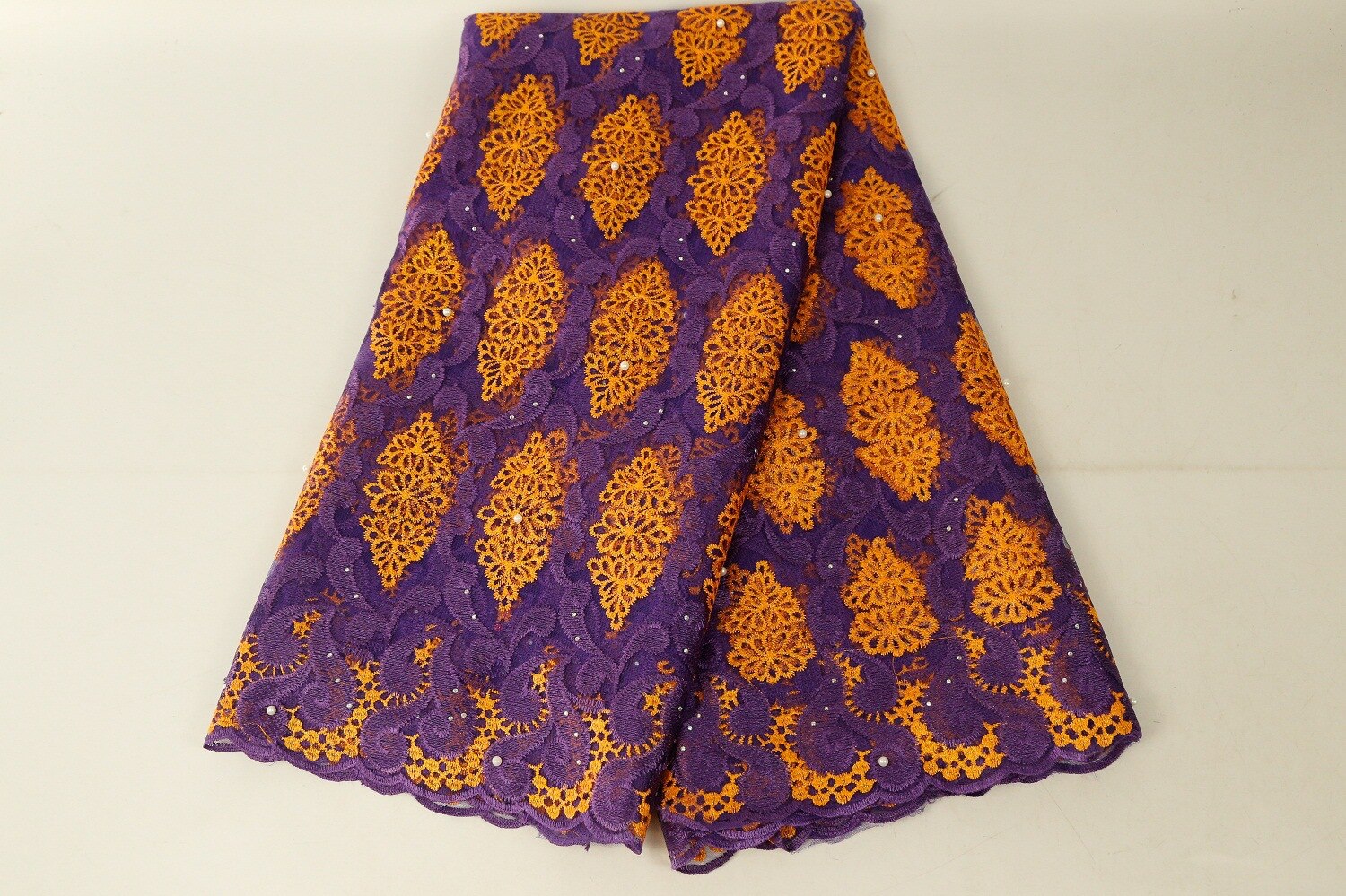 DIY Mesh Lace Fabric Embroidery Lace African Fabrics 5Yards Fabrics For Wedding Dress French Lace Fabric Women: color5