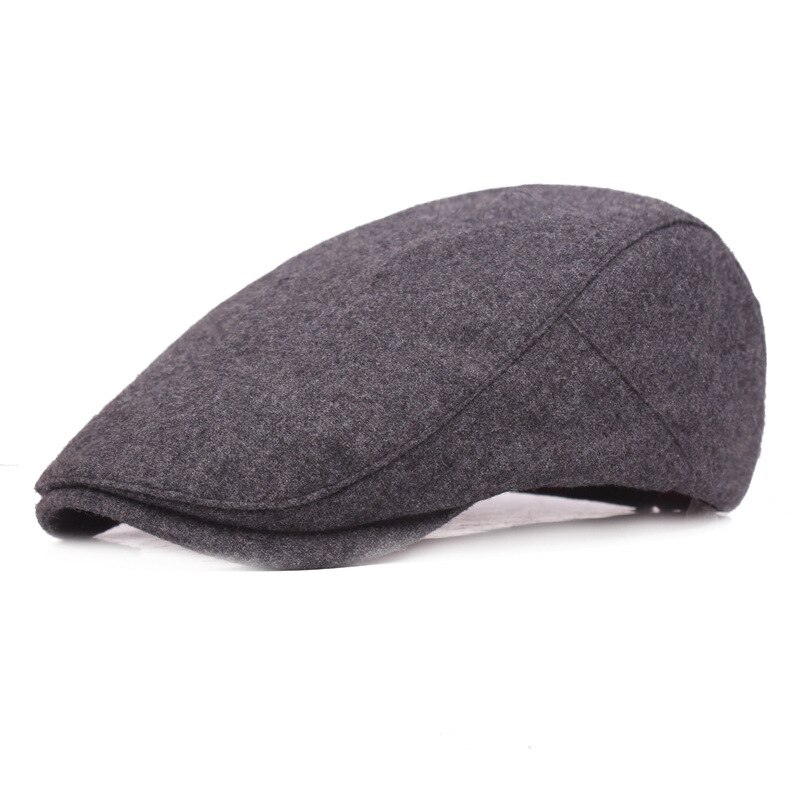 CHENGZI Men Winter Flat Caps Hats Peaked Flat Cap Newsboy