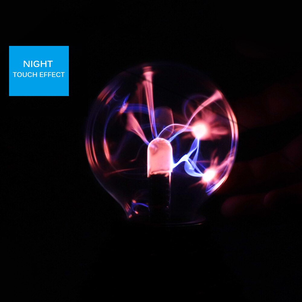 USB Magic Plasma Ball Novelty Touch Sensitive USB And Battery Powered Party Light Lamp Night Light For Home Decoration