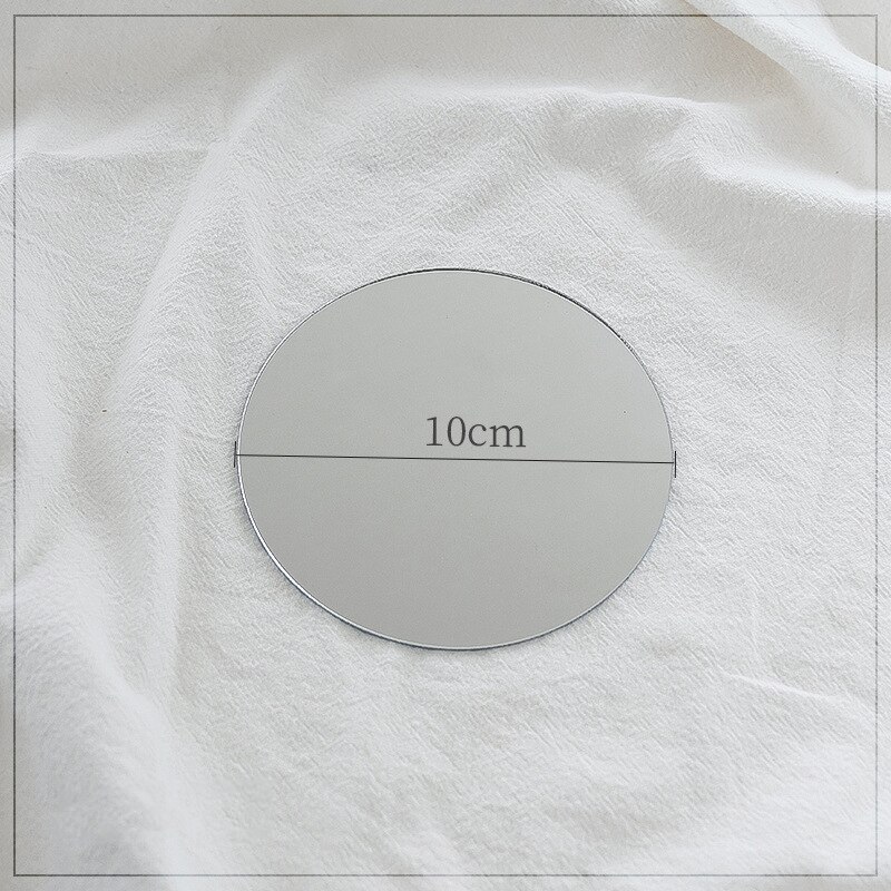 Life Photo Photography Reflective Mirror Inverted Image Board Fotografia Props Shoot Props for Jewelry, Cosmetics, Makeup Tools: Round 10cm