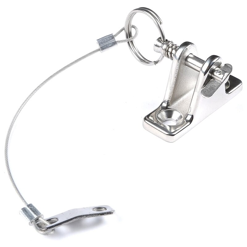 2Pcs Boot Bimini Top Dek Scharnier Met Quick Release Pins Met Schroeven Mariene Hardware Rvs