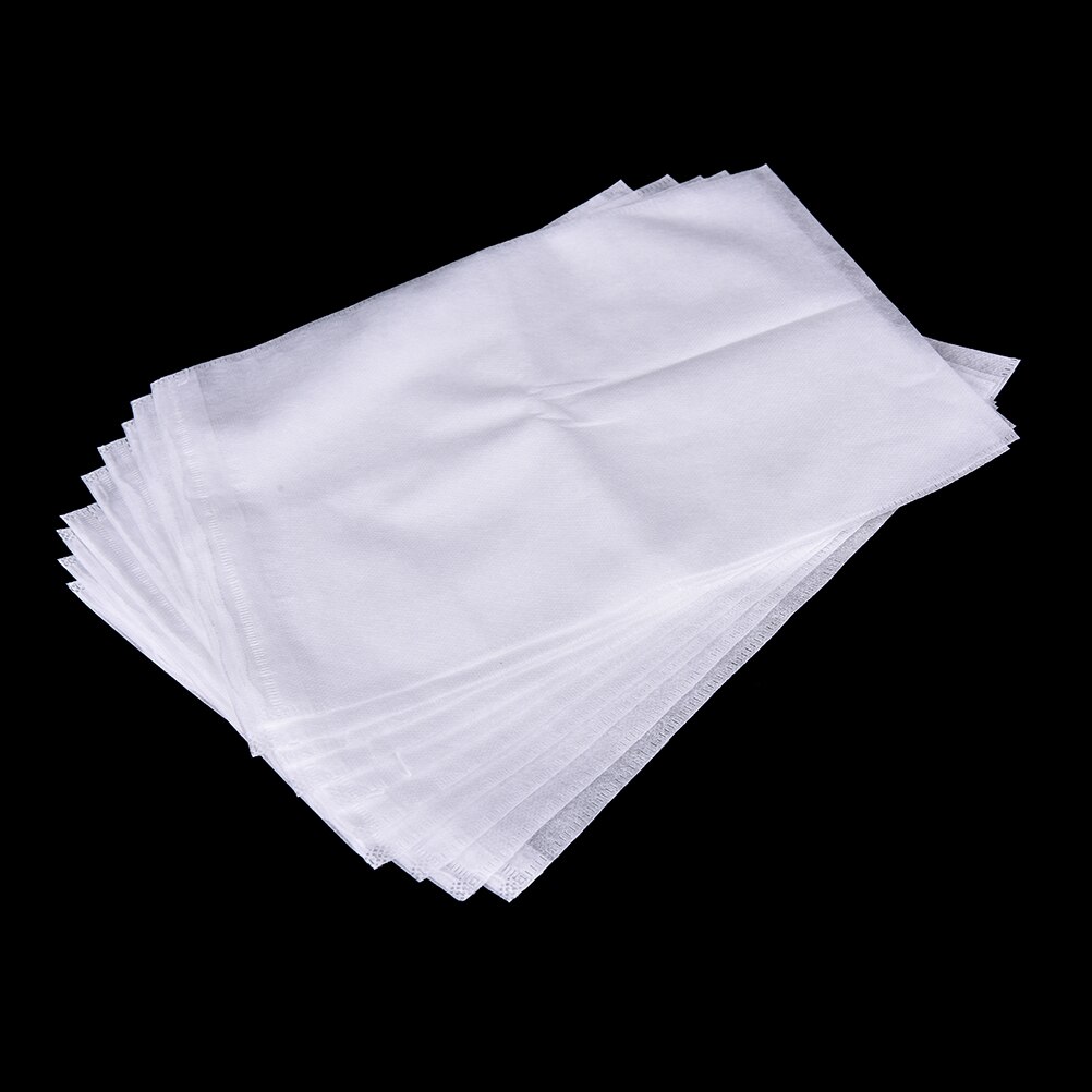 4 stk genanvendelig nylon mesh stamme te frugtkød juice gelé mad nødde mælk filter skærm net perkolator pose stof poser hvid 23*30cm stk.