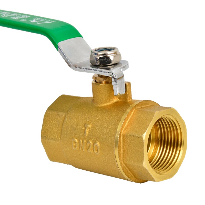 DN10 Brass Ball Valve Thickened Handle 1/4 "3/8" 1/2 "3/4" 1 "BSP Female Male For Water Gas Valve Tap Water Outlet Switch