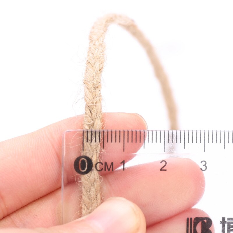 5Meter 0.5Cm Breed Natuurlijke Jute Touw Jute String Touw Roll Voor Tuin, Arts &amp; Crafts, home Decor, Verpakking