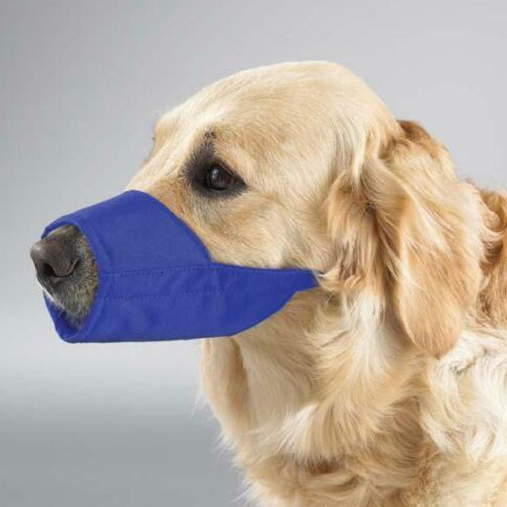 Anti Bark Bite Chew Dog Muzzles Adjustable Nylon Dog Mouth Muzzle For Small Medium Large Dogs Training Products Pet Accessories