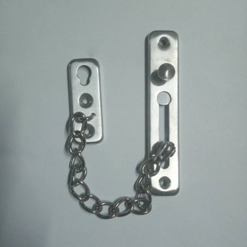 304 Stainless Steel Security Door Sliding Chain Lock Anti-Theft Safety Guard Hardware Home Tool