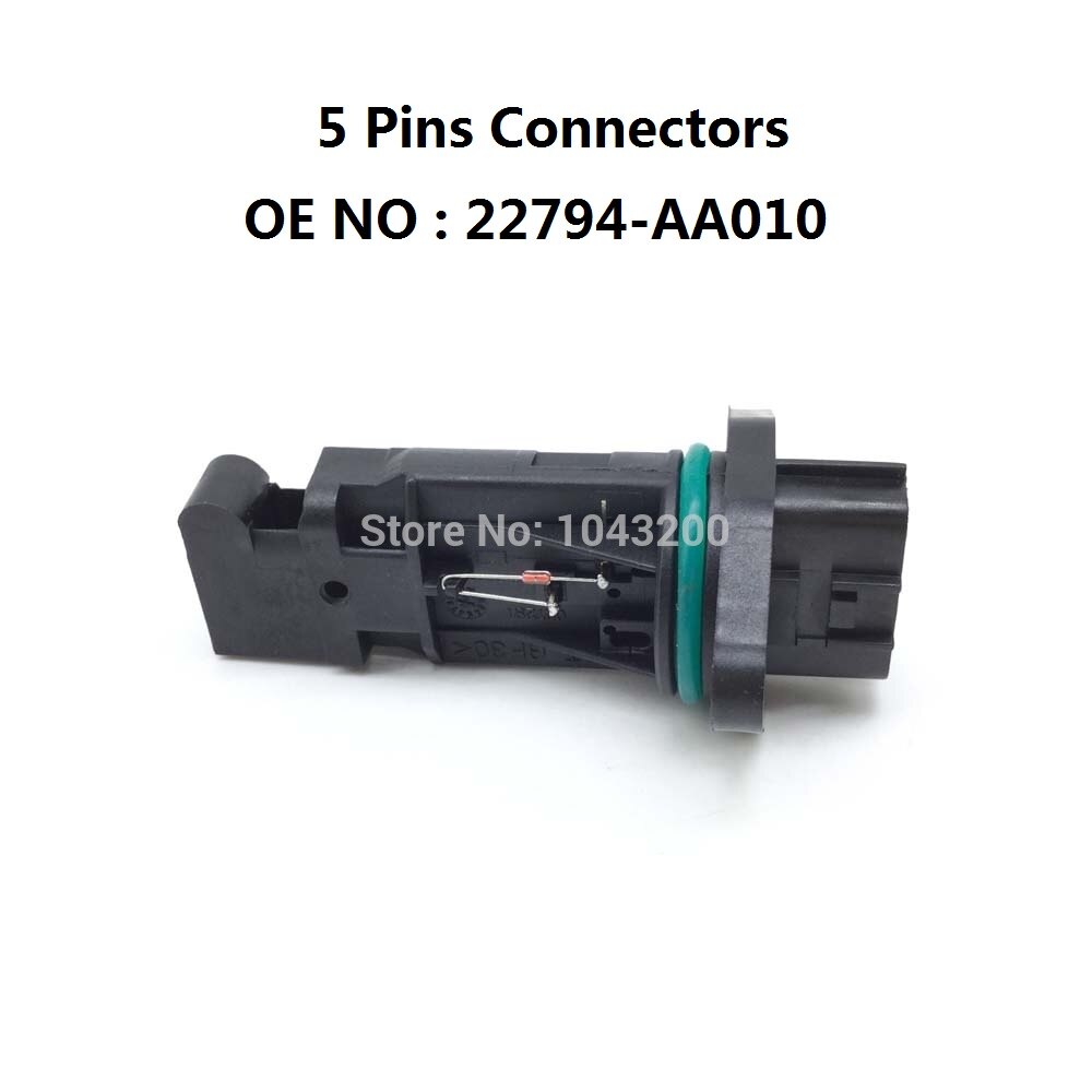 4 nastaa & 5 nastaa subaru forester imprezalle 2.0 t massavirtausmittari maf sensor 22680-aa301, 22794-aa010,22794-aa000: 5p