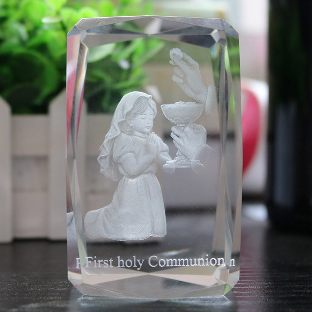 Kristal Decoratie Speelgoed Voor Katholieke/Christian Eerste Heilige Communie Favor/Souvenir Voor Meisjes/Jongens Eerste Communie /aanwezig: Crystal Girl