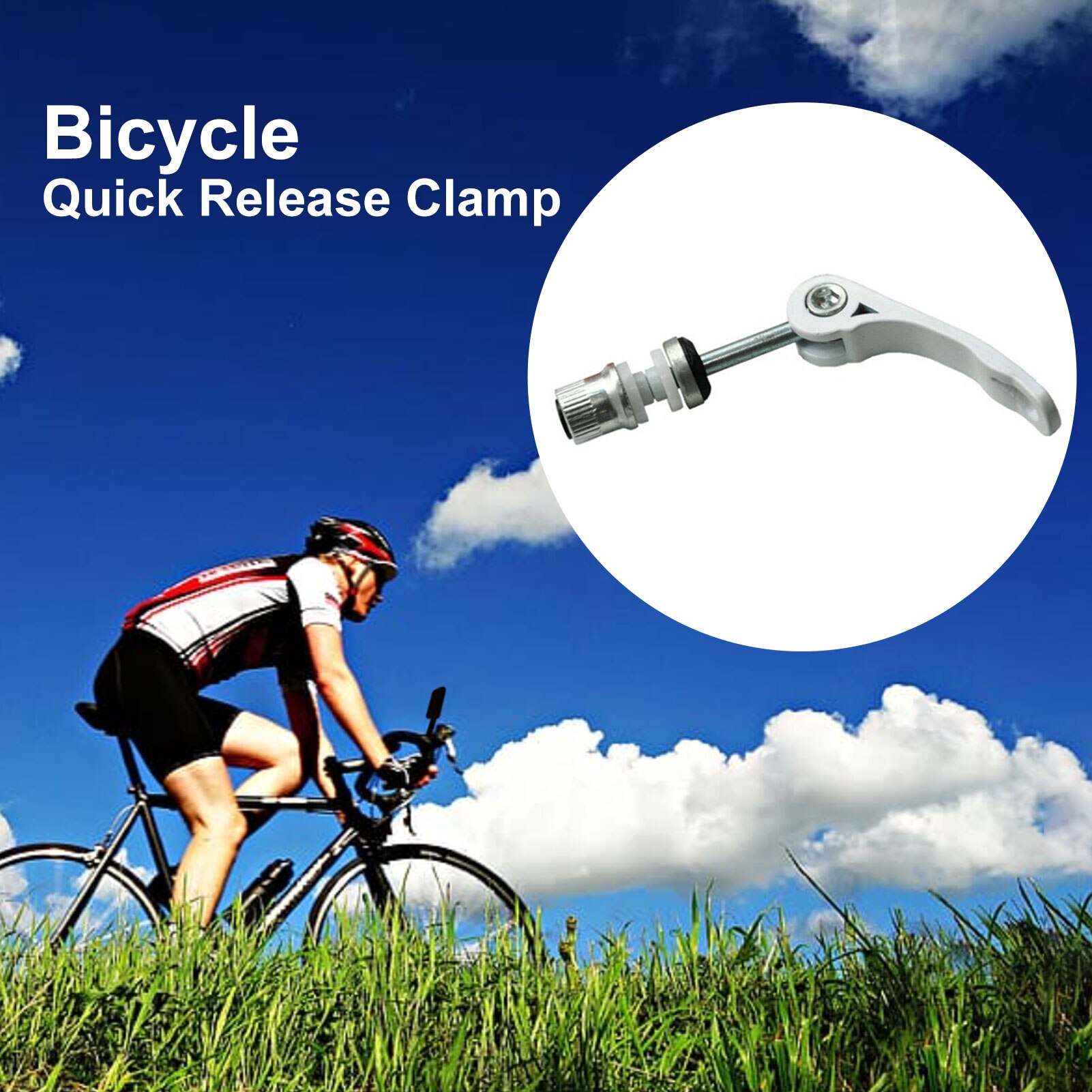 Bicycle Quick Release Aluminium Bike Seat Post Clamp Seatpost Mountain Bike Seat Tube Clamp Bicycle Accessories