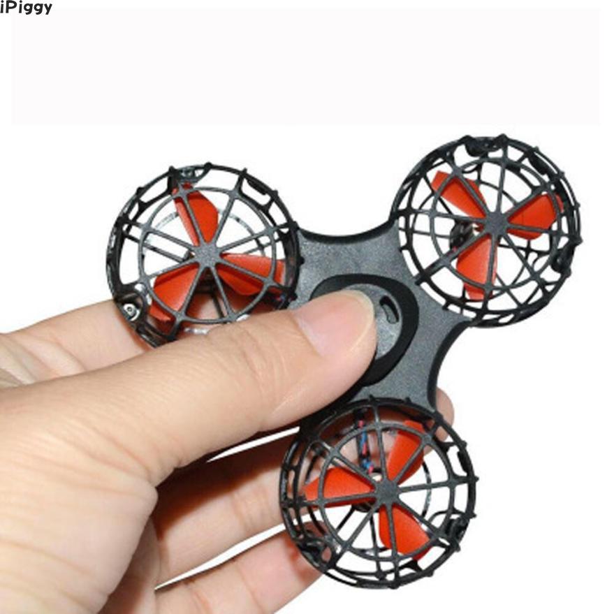 IPiggy Pressure Reliever Mini Speelgoed Drone Vliegende Fidget Spinner Darts Oplaadbare Automatische Draaibare Gyroscop Speelgoed