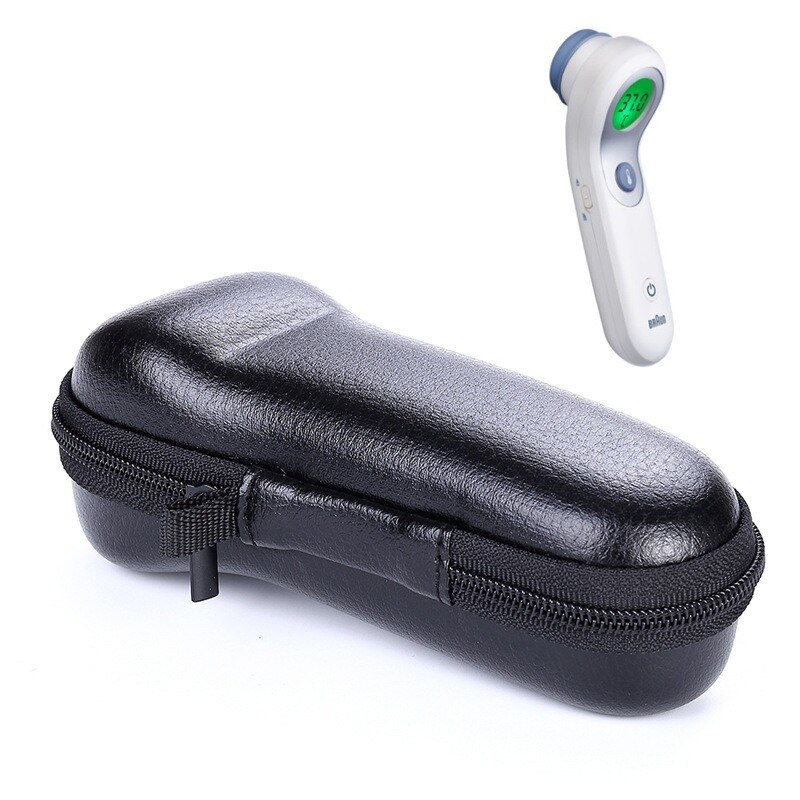 Funda de termómetro portátil para Braun NTF3000, bolsa protectora con asa de almacenamiento, solo funda