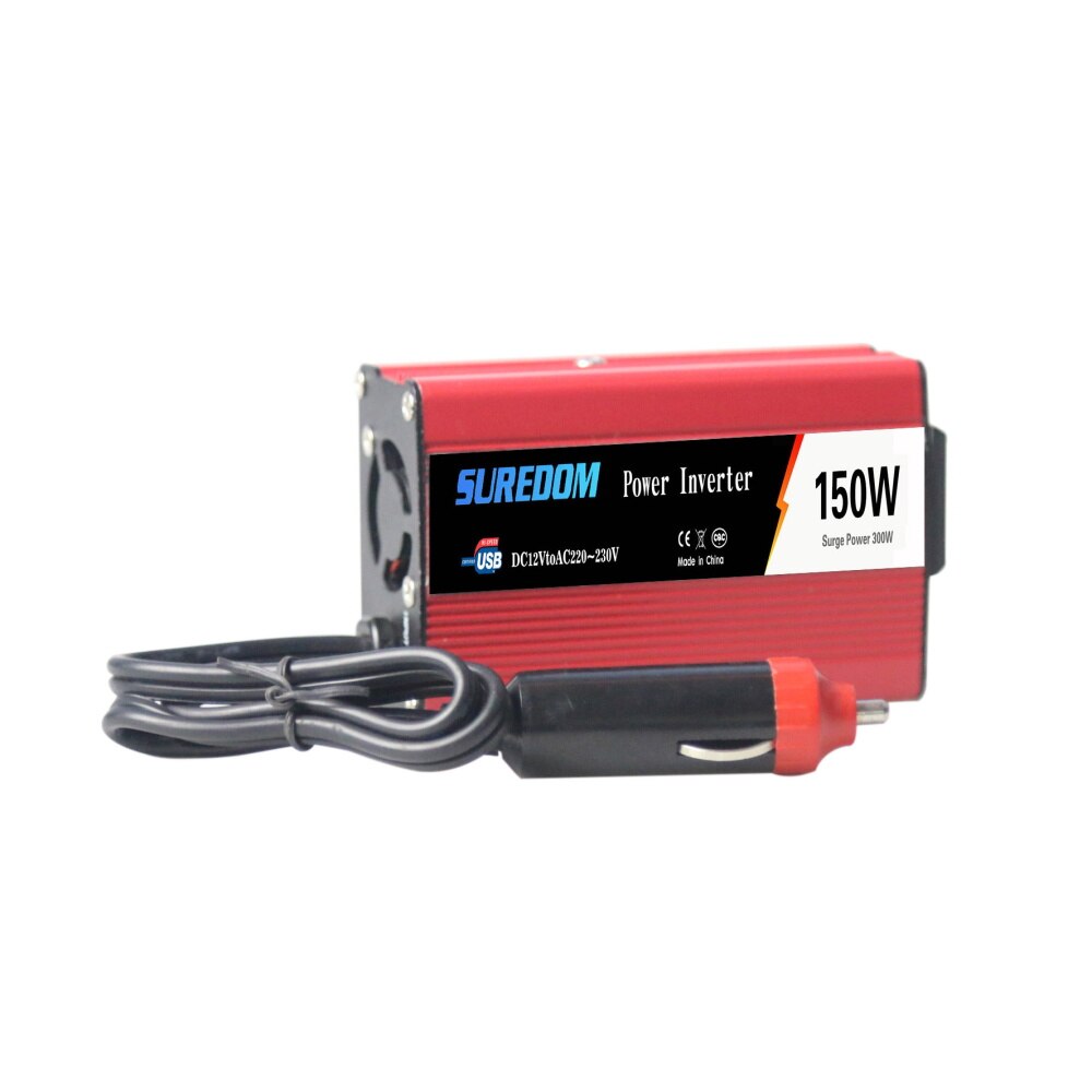 300w piek auto omvormer  dc 12v naar ac  ac 100v-120v/220v-240v vermogen omvormer volt omvormer lader omkeertransformator sinusgolf